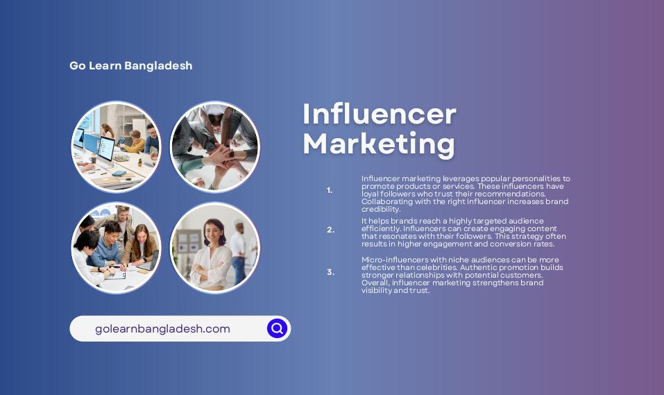 What is influencer marketing